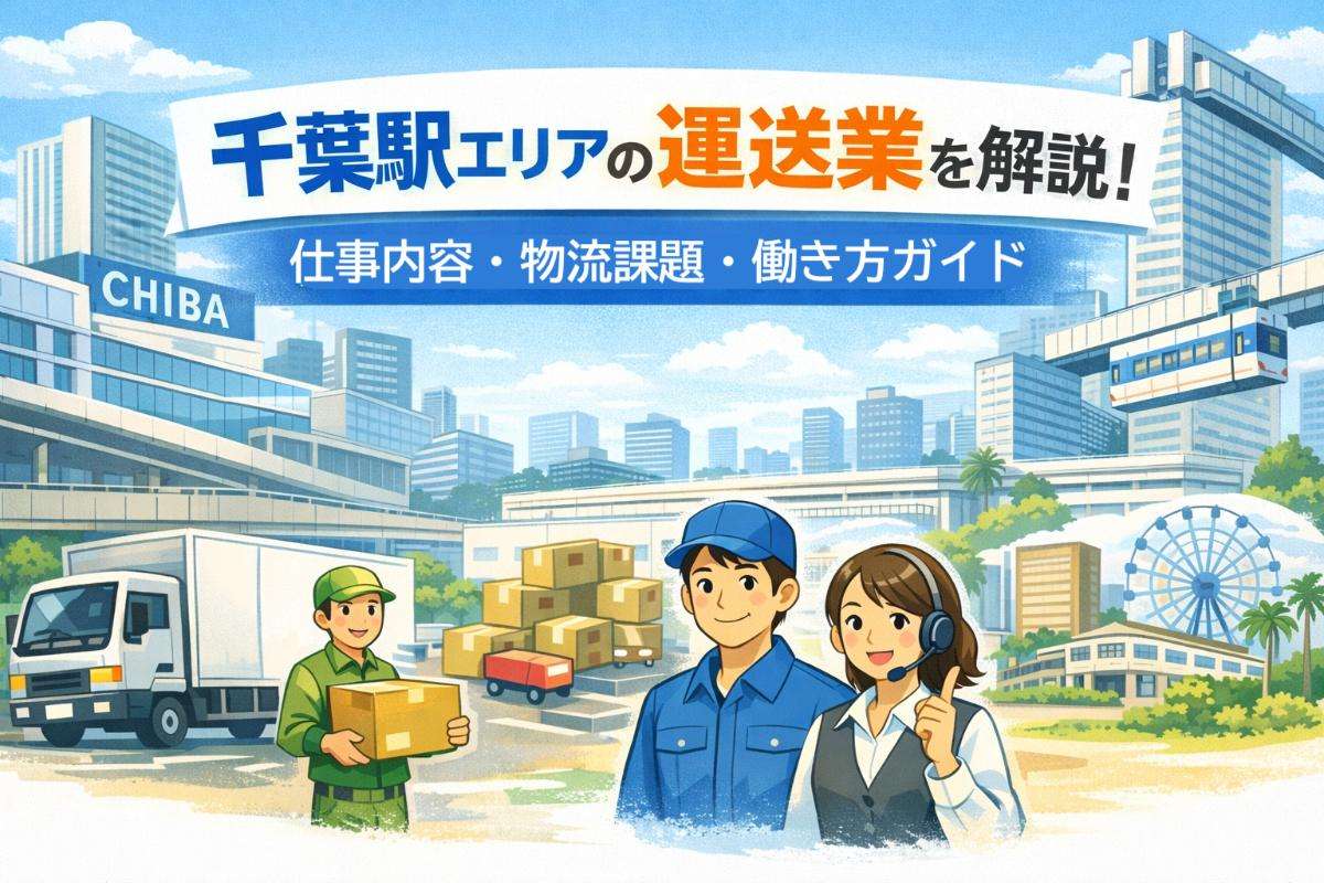 千葉駅エリアの運送業を解説！仕事内容・物流課題・働き方ガイド