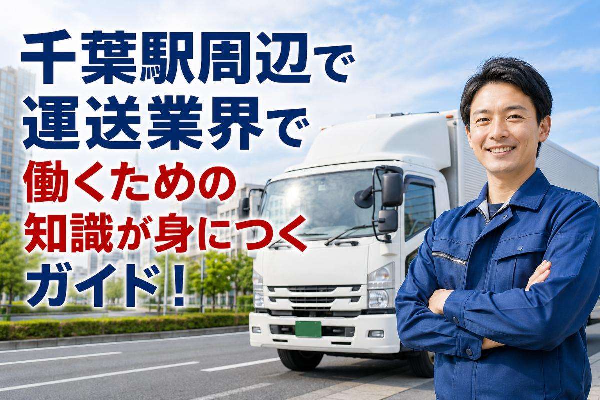 千葉駅周辺で運送業界で働くための知識が身につくガイド！
